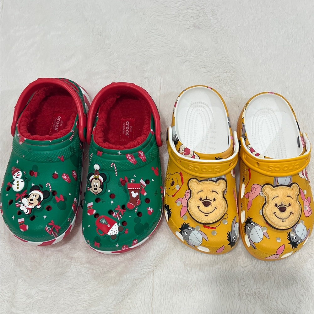 Women’s Disney Crocs- Green and Yellow